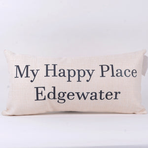 My Happy Place Edgewater Pillow