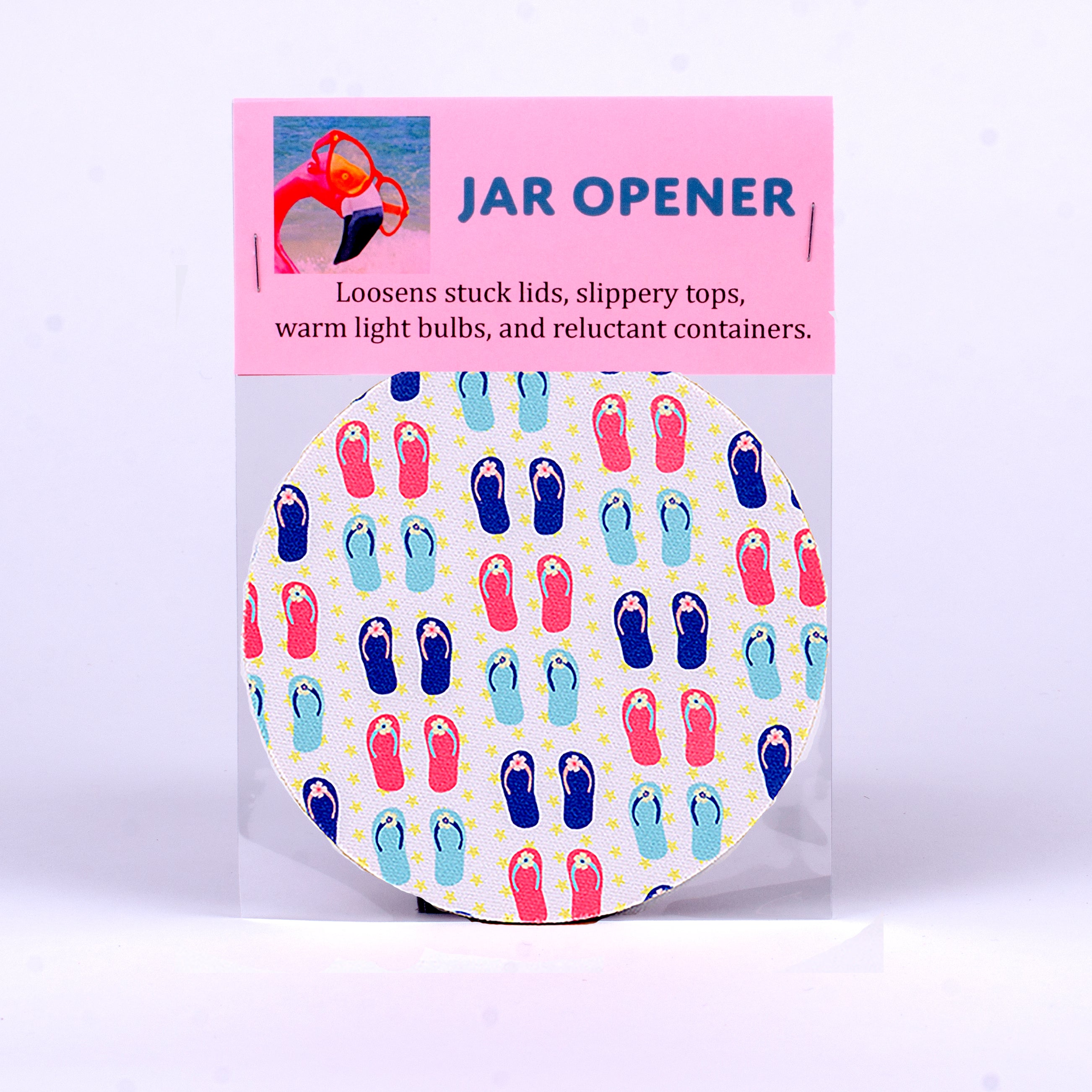 Rubber Jar Opener with Flip Flops