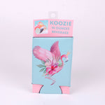 16 ounce Koozie with Flying Flamingo image