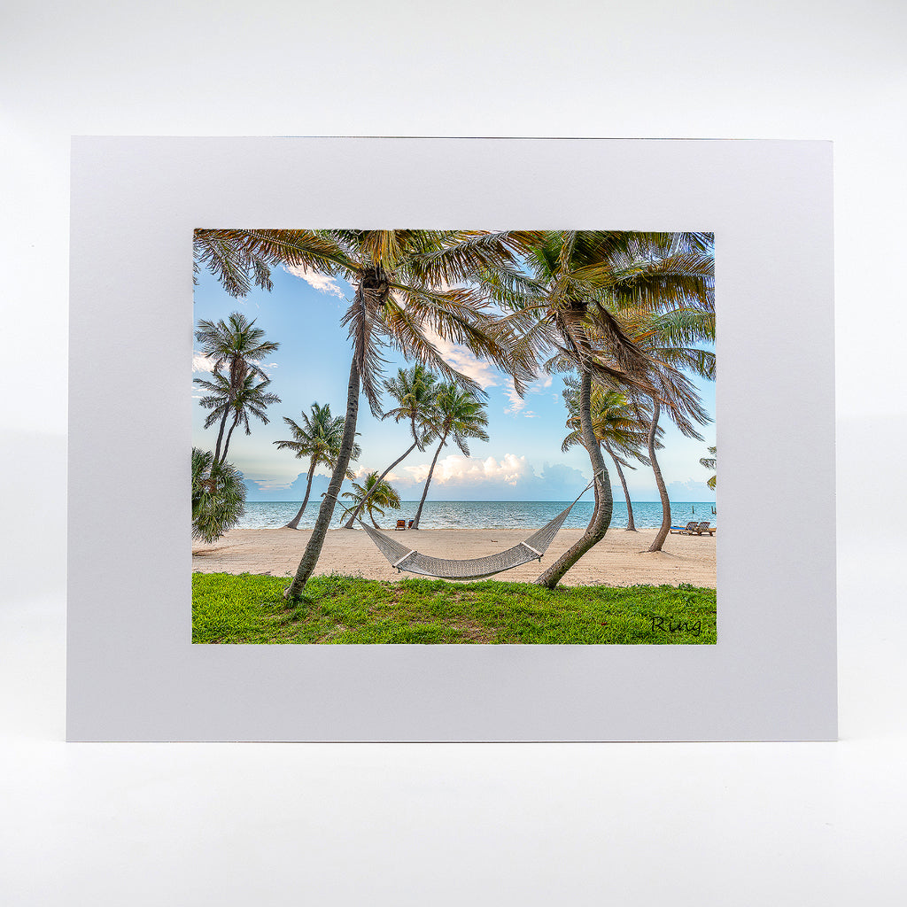 Hammock by the Sea  fine art photograph 11"x14"