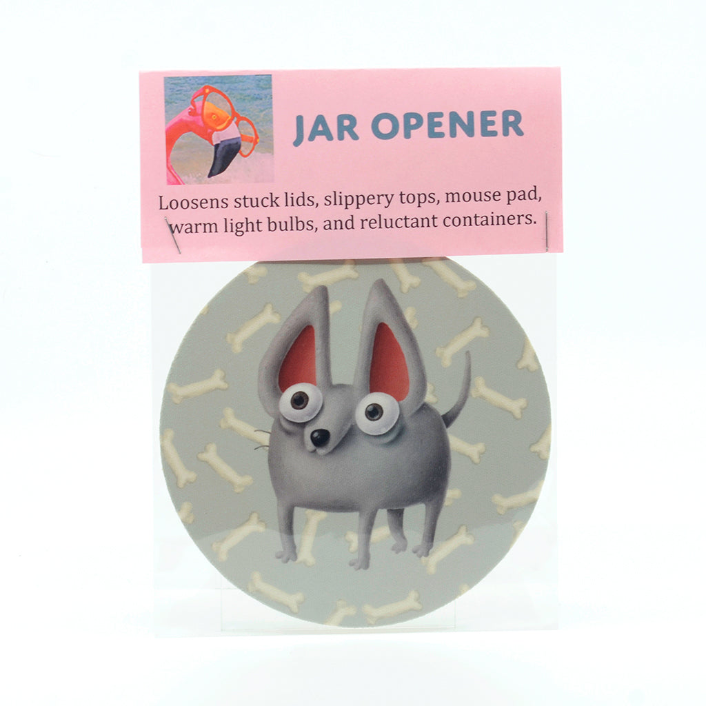 5" Rubber Jar Opener with Funny Chihuahua