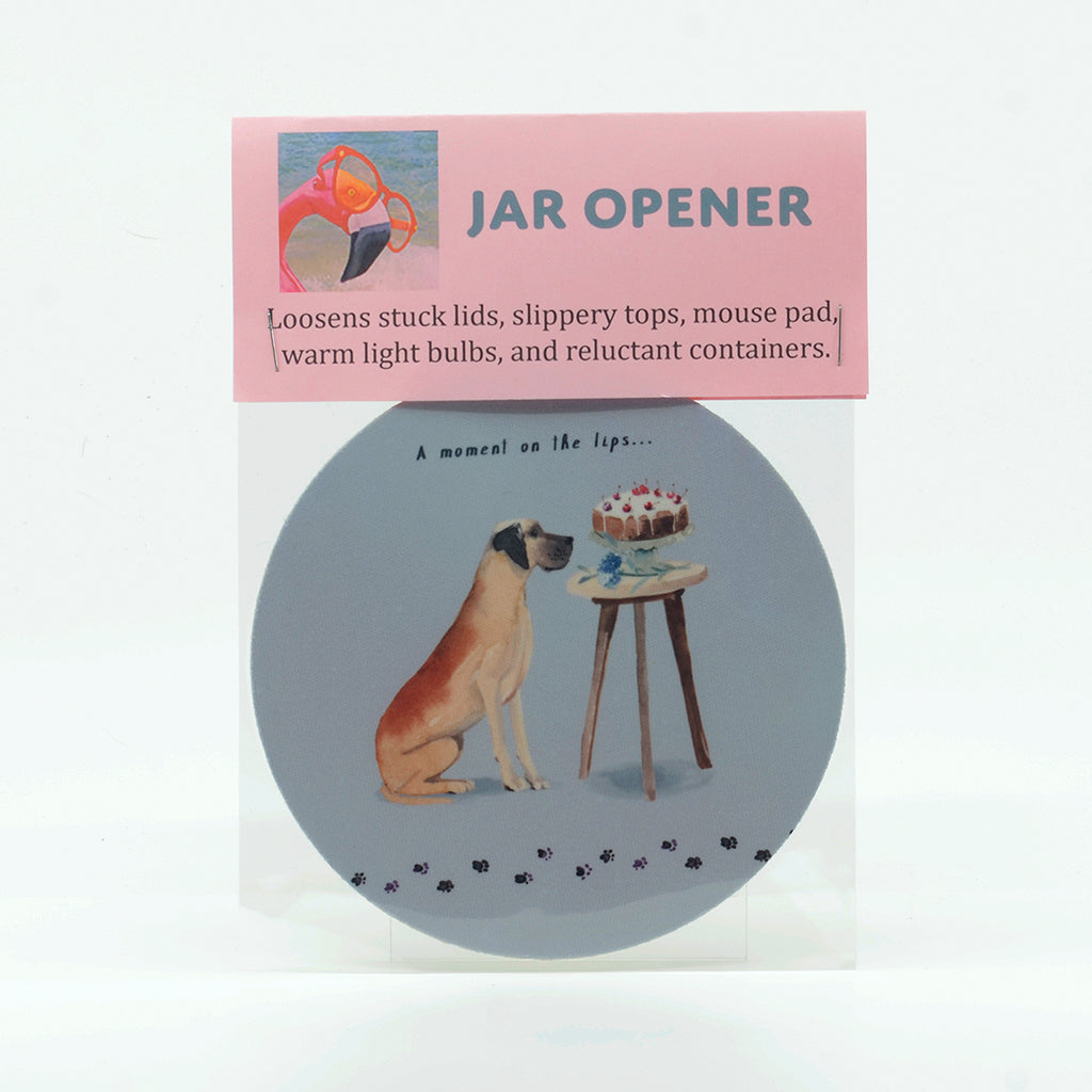 5" Rubber Jar Opener with Great Dane