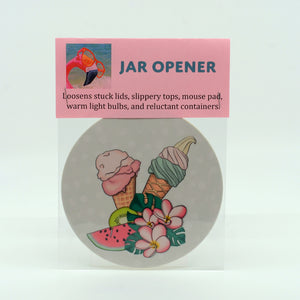 Ice Cream - 5" Rubber Jar Opener