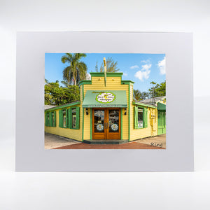 Kermit's Key West Key Lime Shoppe  fine art photograph 11"x14"
