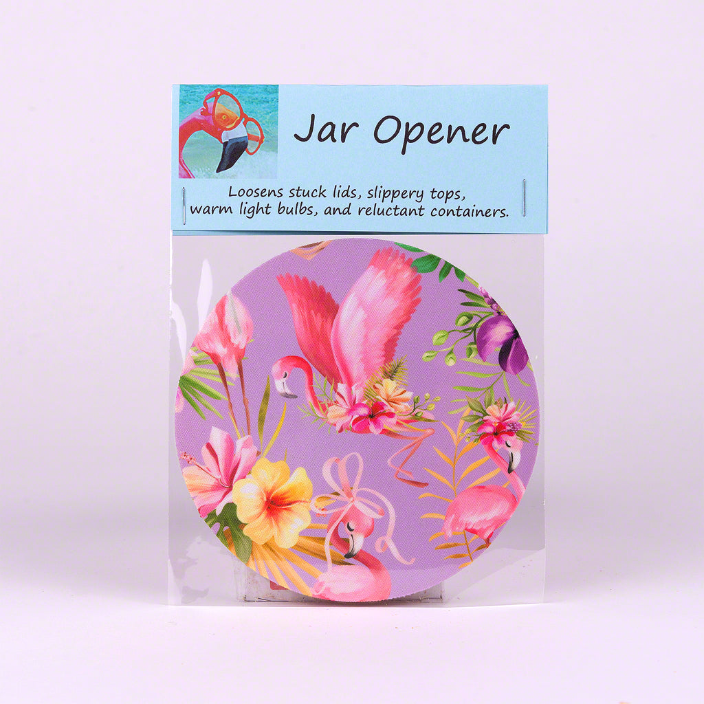 Purple Flamingo Jar Opener