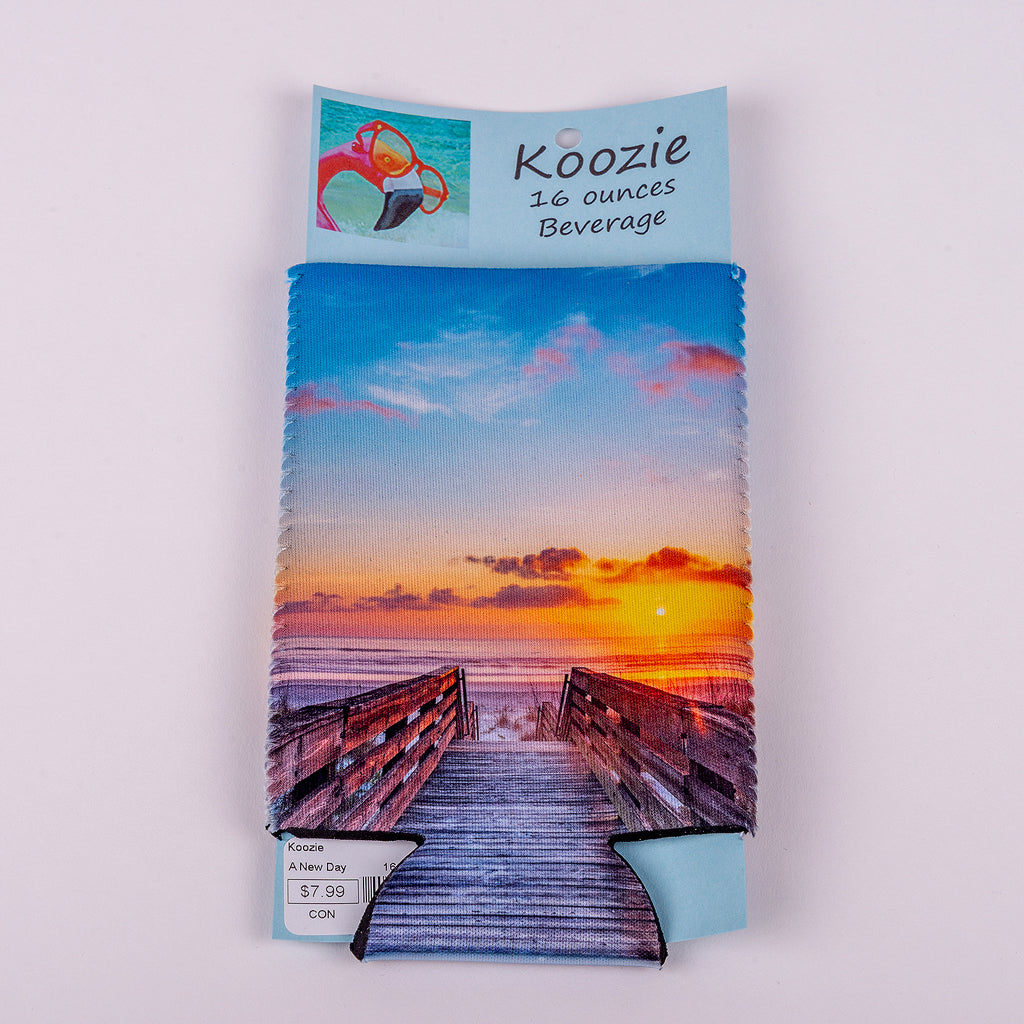 16 ounce Koozie (Image: Boardwalk to the beach))