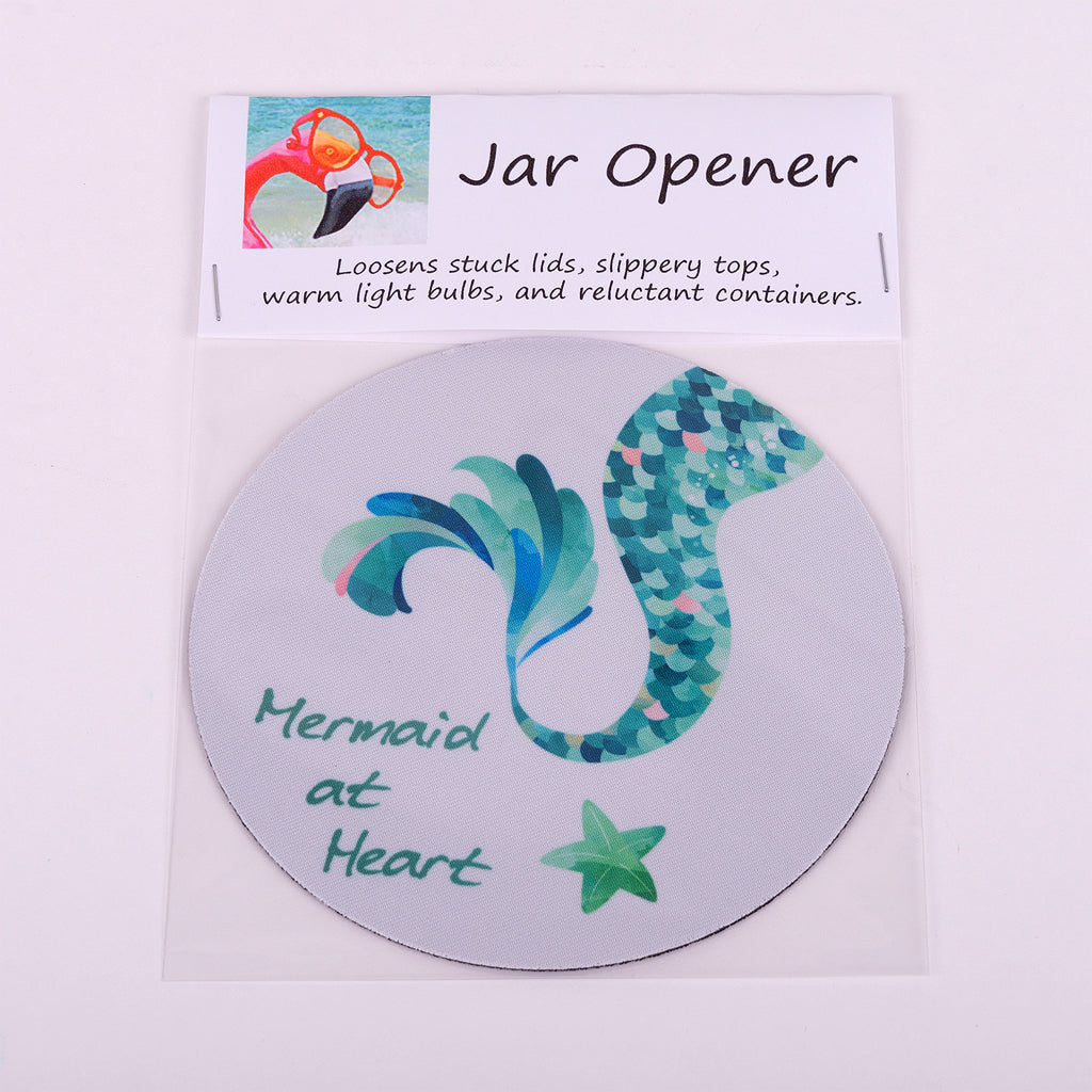 5" Mermaid at Heart Jar Opener with Mermaid Tail