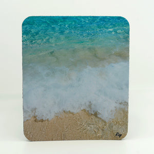 Rubber Mouse Pad with Turquoise Waters