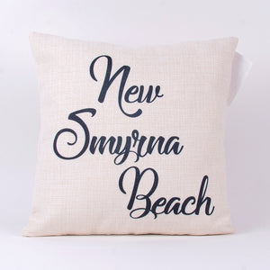 New Smyrna Beach Pillow (16"x16")