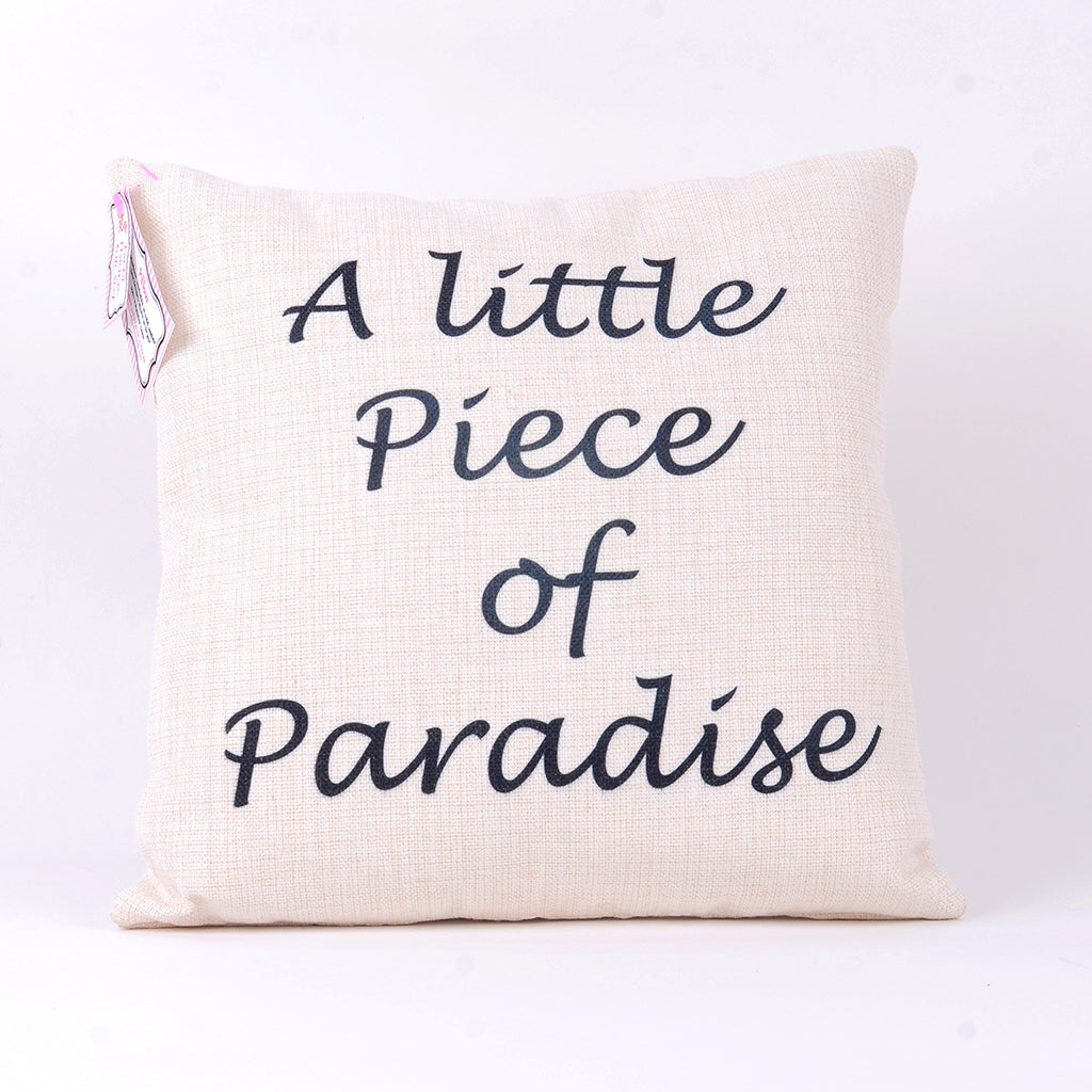 A little piece of paradise 16x16 pillow