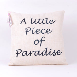 A little piece of paradise 16x16 pillow