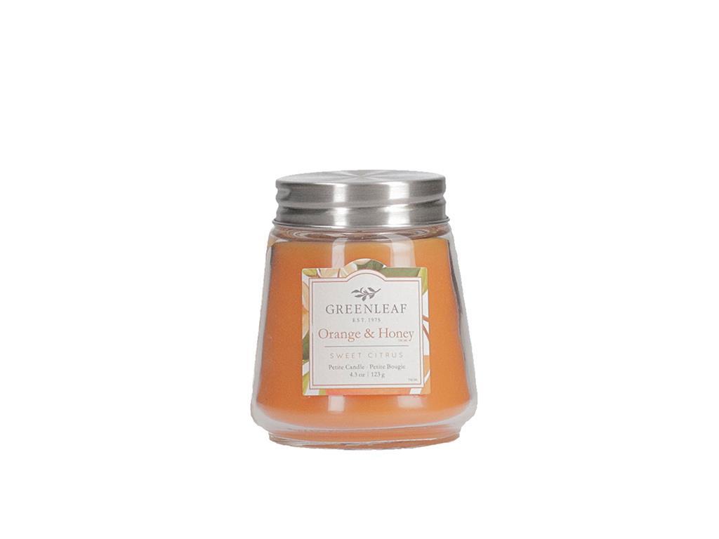 Petite Candle 4.3 oz in fragrance Orange & Honey