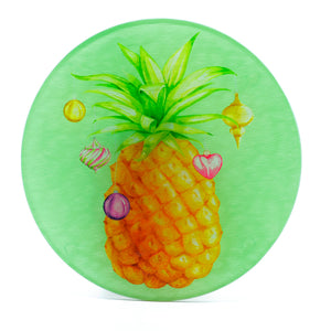 Pineapple Christmas Round Cutting Board – Funky Flamingo Gift Shop