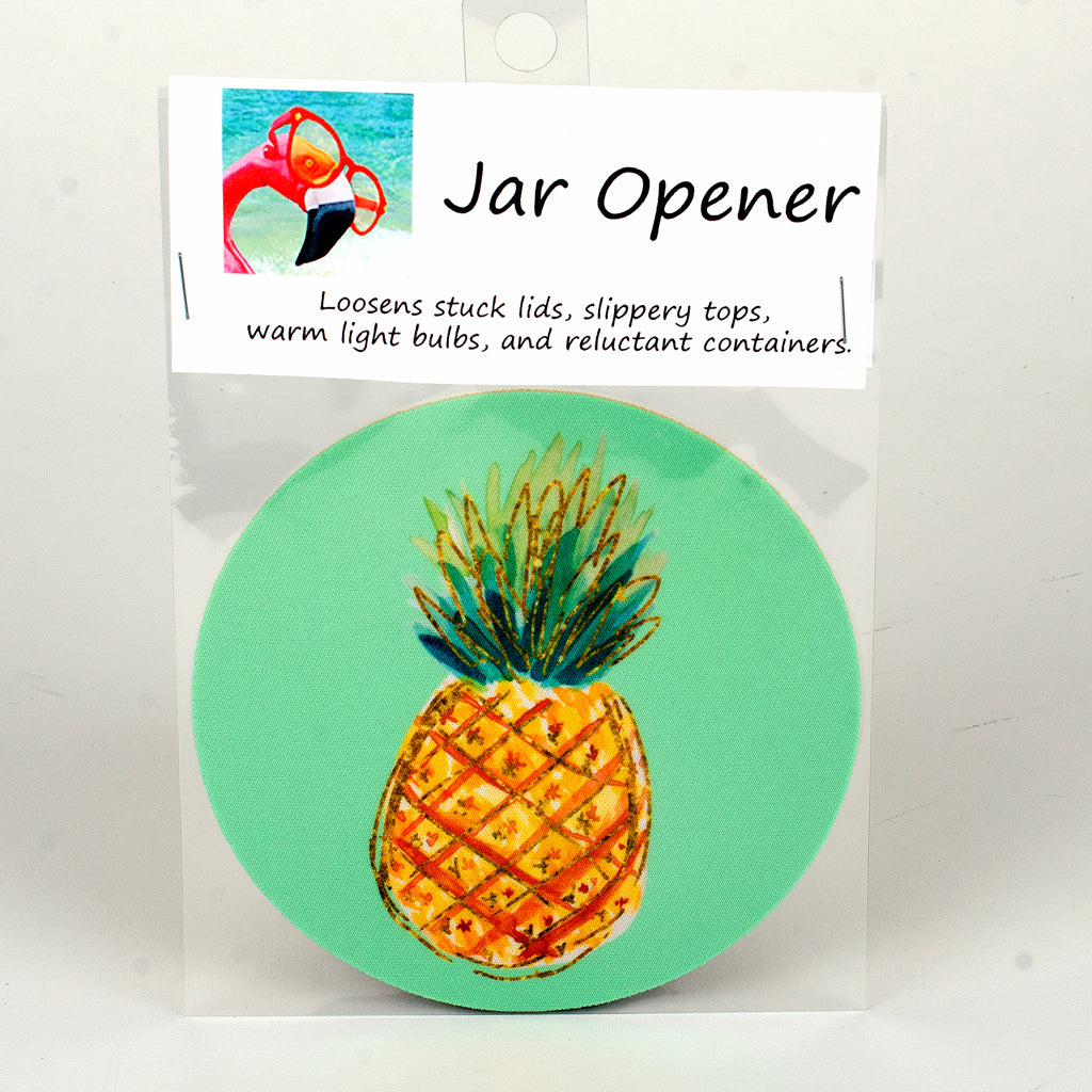 5" Rubber Jar Opener with Yellow Pineapple