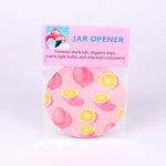 5" Rubber Jar Opener of Pink Lemons