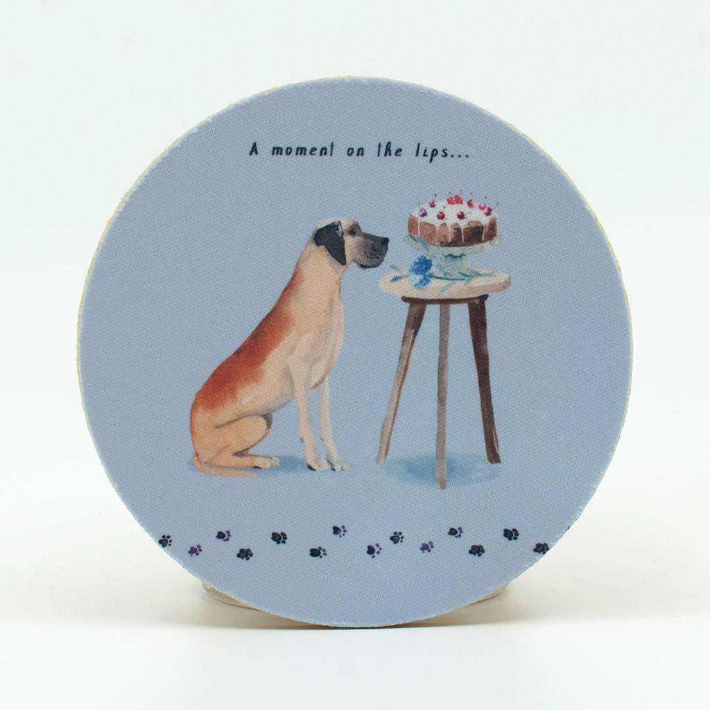 Great Dane rubber home coaster