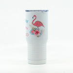 Embrace Your Inner Flamingo White Polar Camel Stainless Steel Tumbler 