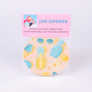 5" Jar Opener of  Yellow Pineapple